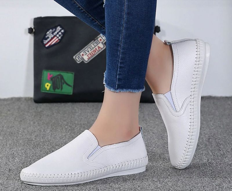 Chiapas Dames Loafer Zwarte Schoenen - Zwart ondiep