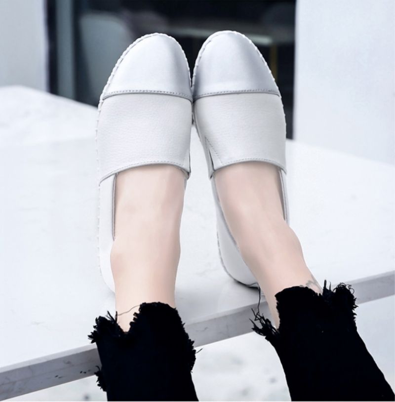 Chiapas Dames Loafer Zwarte Schoenen - Zwart ondiep