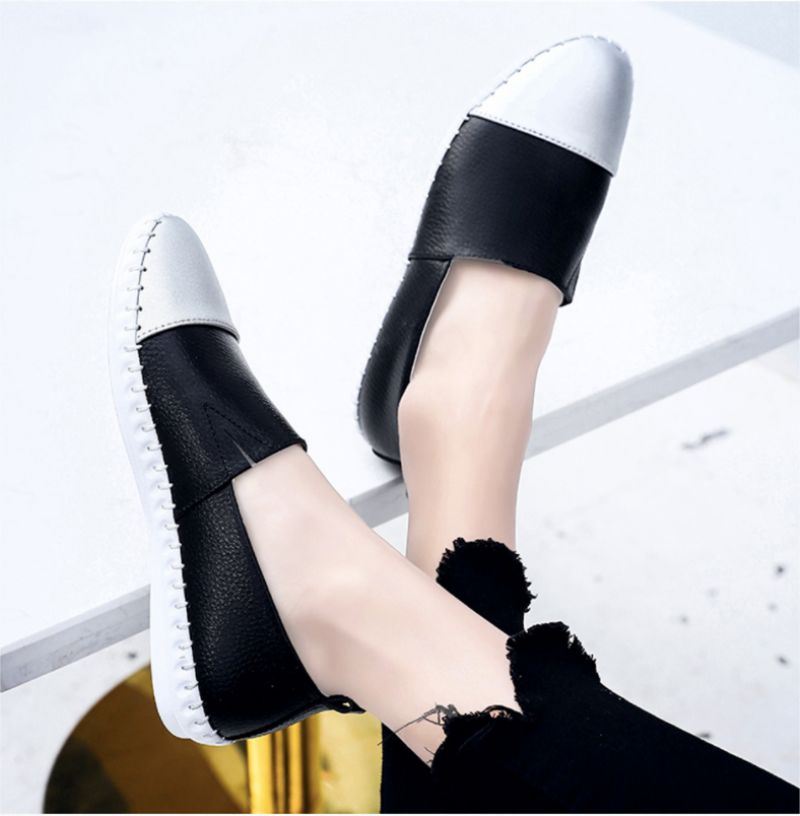 Chiapas Dames Loafer Zwarte Schoenen - Zwart ondiep