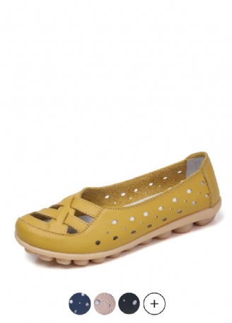 Chiara Dames Leren Instappers Loafer Schoenen