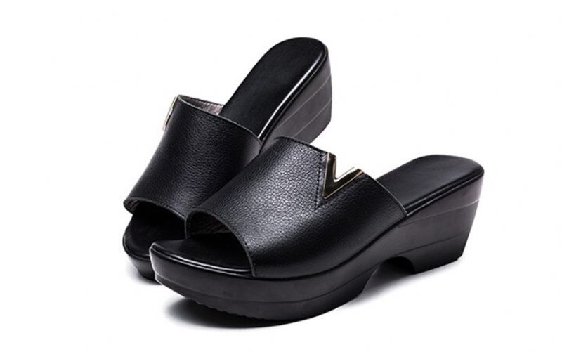 Chiqui Dames Chunky-soled Leren Sandaal - Wit