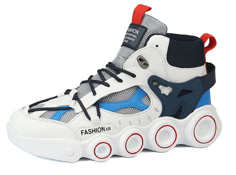 Christian Heren Mode Sneakers - Wit