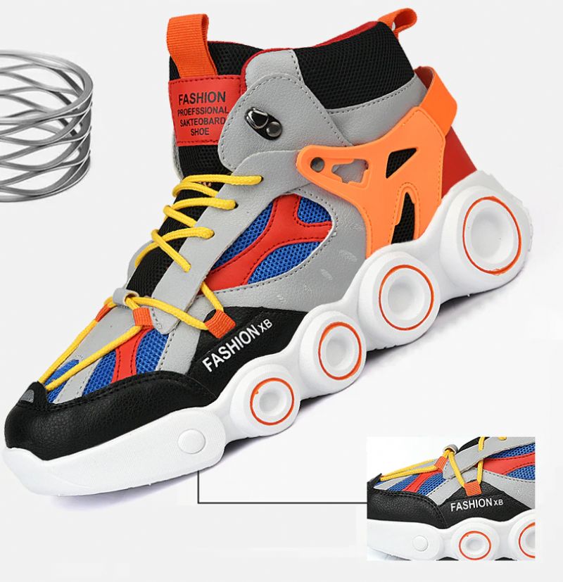 Christian Heren Mode Sneakers - Wit