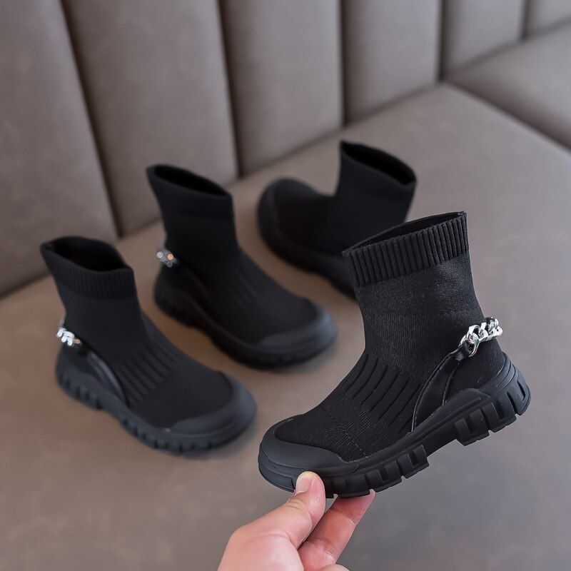 Christina Meisjes Fashion Boot - Zwart