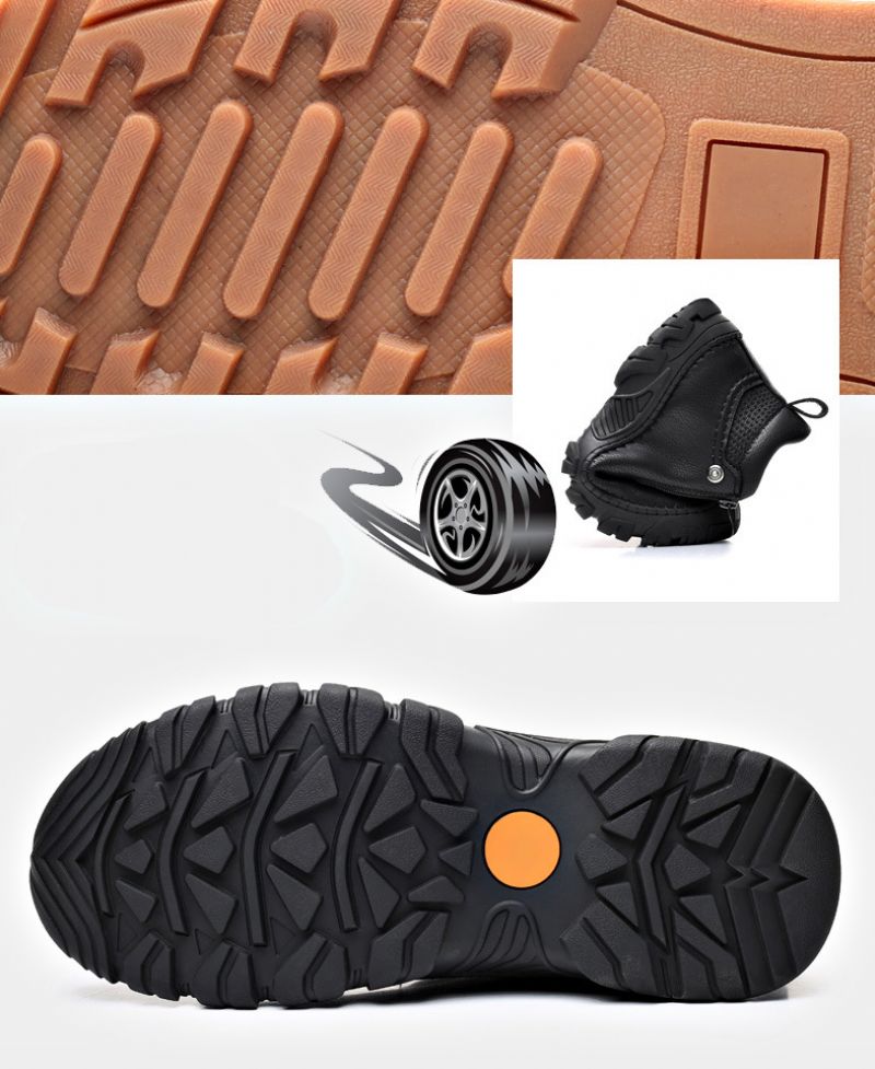 Chrono Heren Winterlaarzen - Zwart Bont