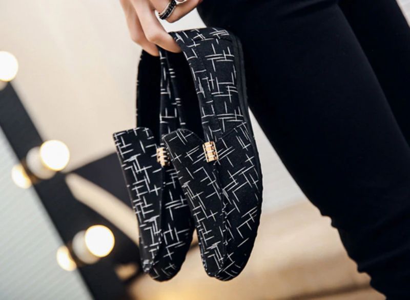 Chucho Heren Loafers Casual Schoenen - Zwart