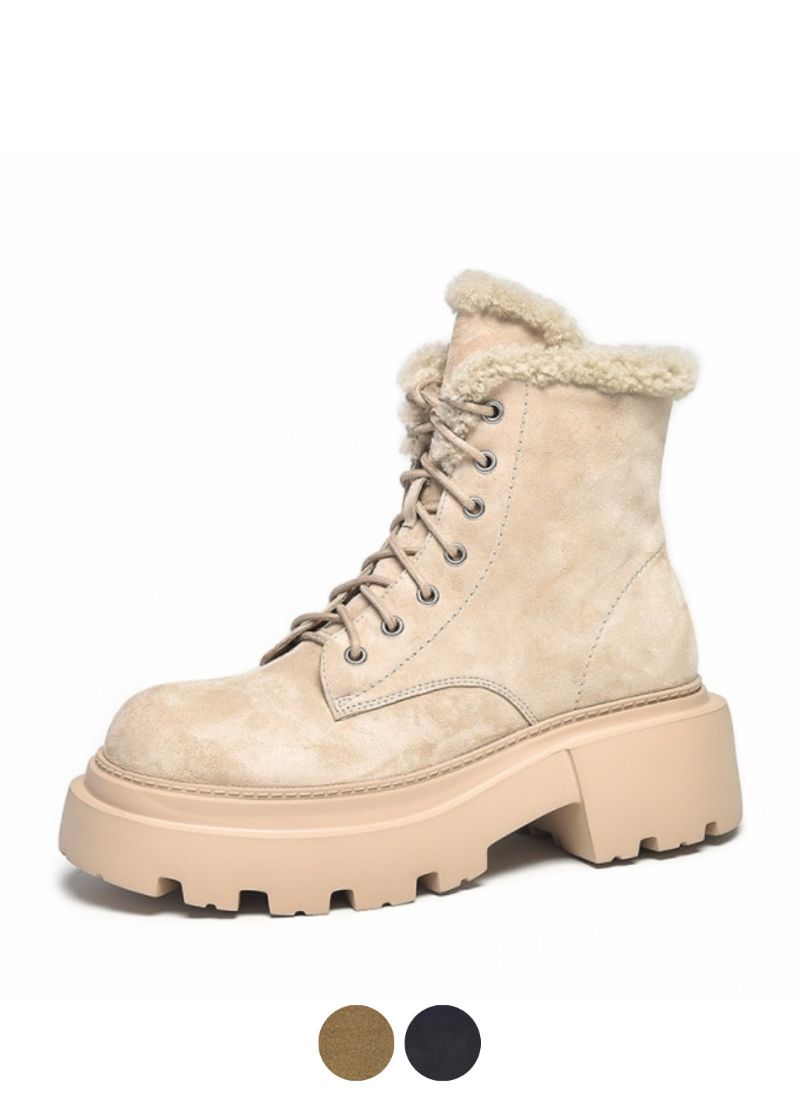 Cibel Suède Platform Sneeuwlaarzen Voor Dames