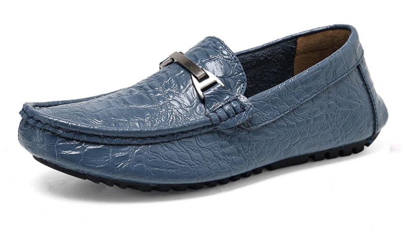 Cille Heren Loafers Dress Schoenen - Blauw