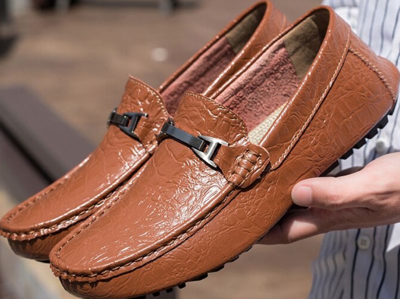 Cille Heren Loafers Dress Schoenen - Blauw