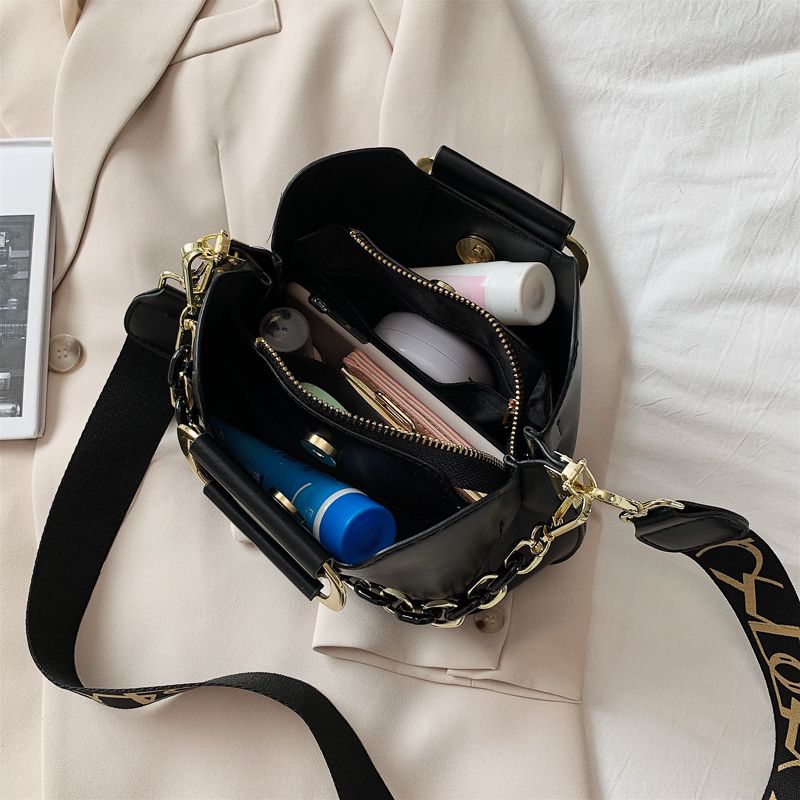 Cirilo Luxe Crossbody-handtas Voor Dames - Zwart