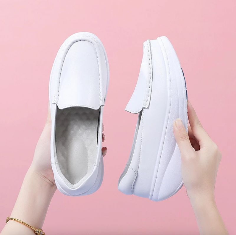 Claire Dames Platform Schoenen - Wit