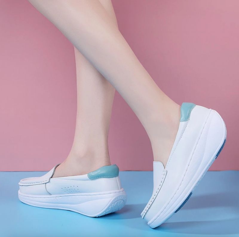 Claire Dames Platform Schoenen - Wit