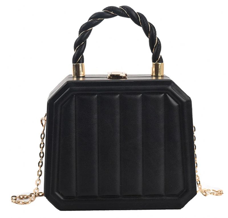 Clara Dames Mode Leren Handtas - Zwart