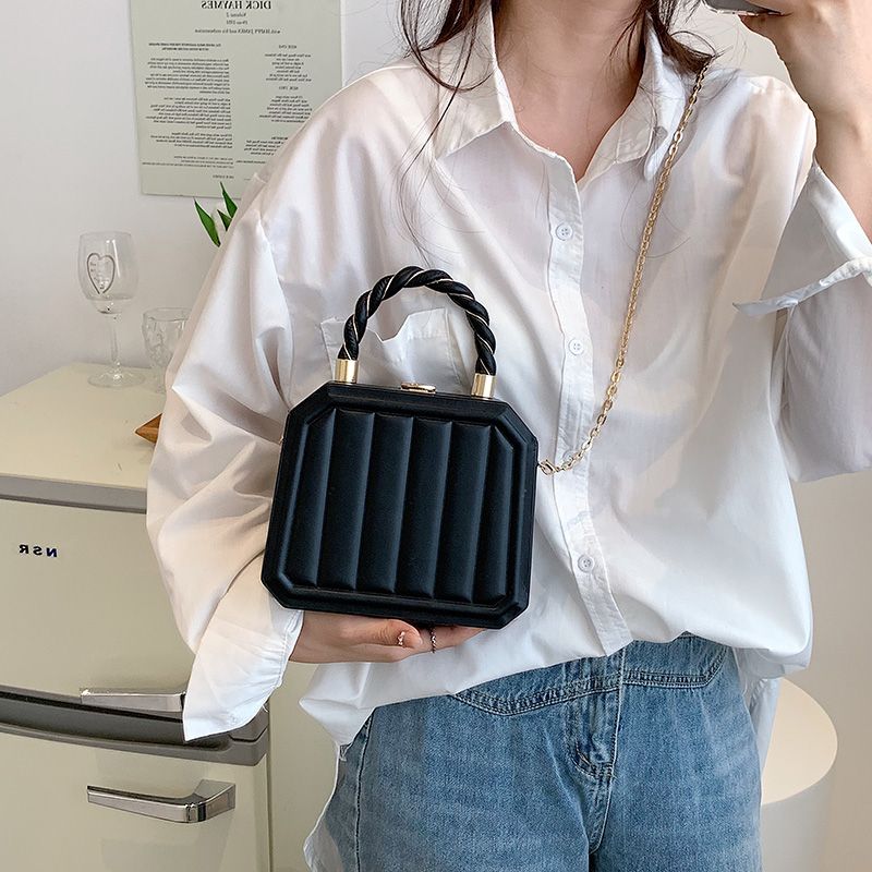 Clara Dames Mode Leren Handtas - Zwart