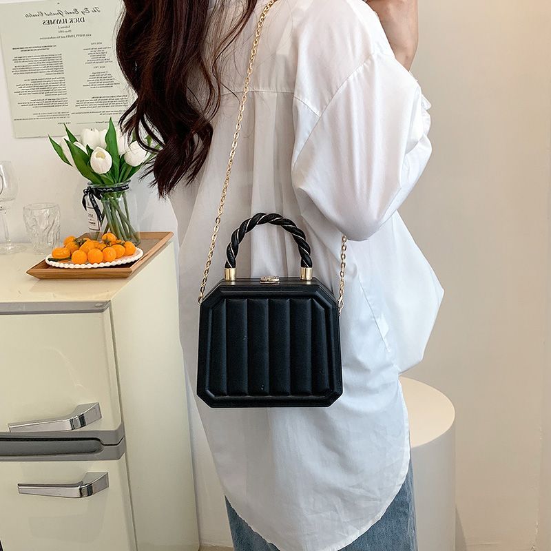 Clara Dames Mode Leren Handtas - Zwart