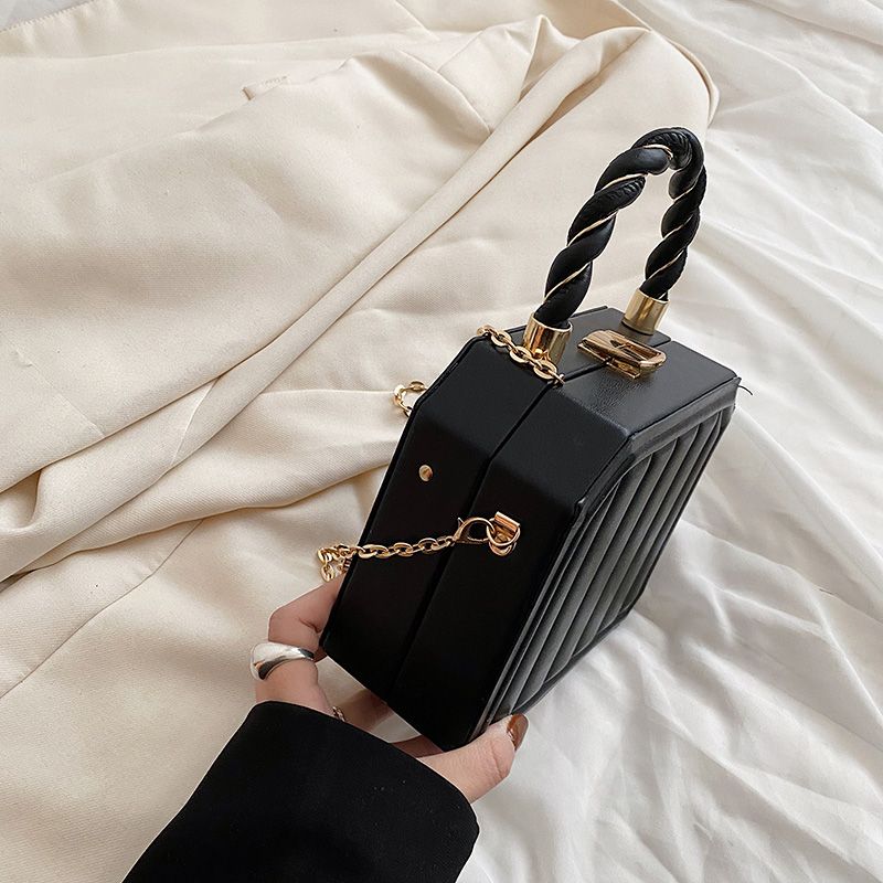 Clara Dames Mode Leren Handtas - Zwart