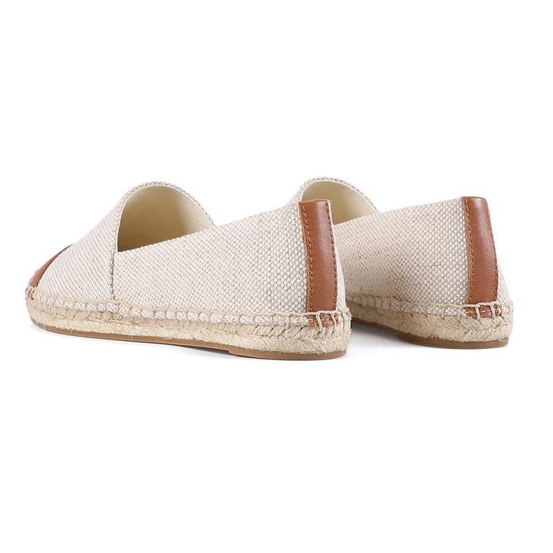 Clara Dames Platte Schoenen Espadrilles - Beige