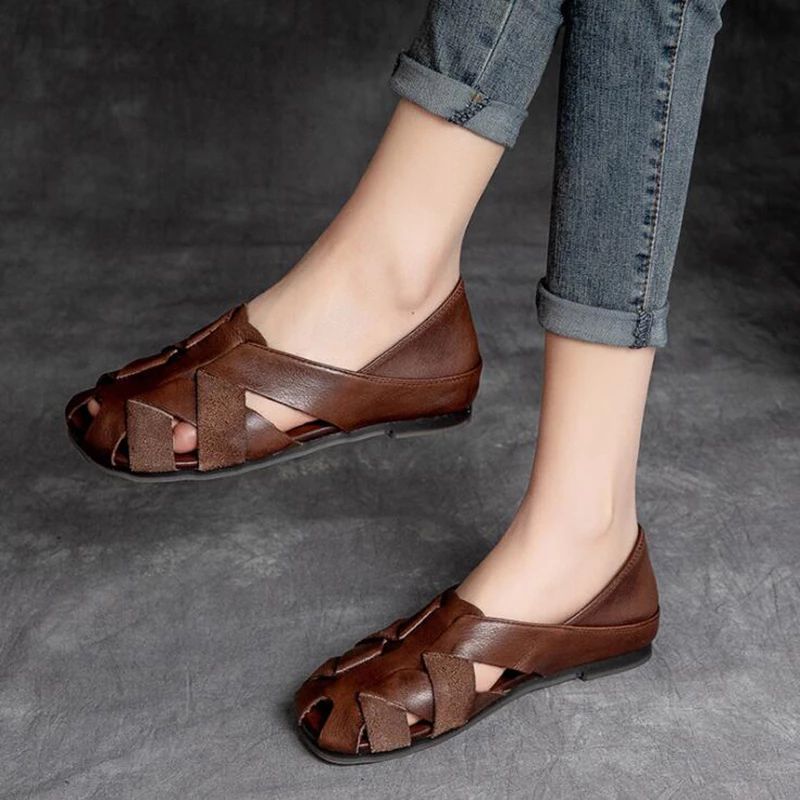 Clara Dames Sandaal - Khaki