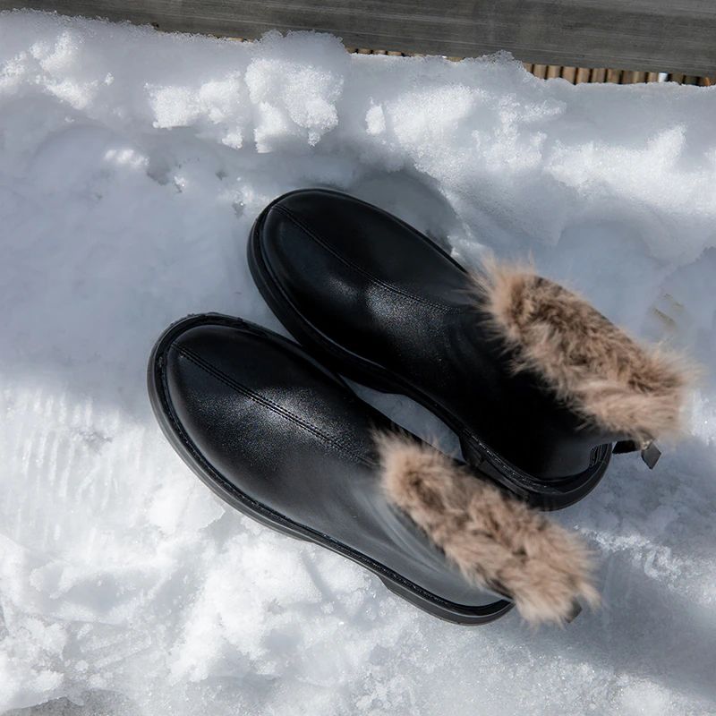 Clara Dames Winterlaarzen Van Hoge Kwaliteit - Zwart