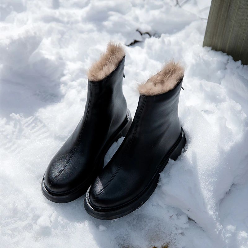 Clara Dames Winterlaarzen Van Hoge Kwaliteit - Zwart