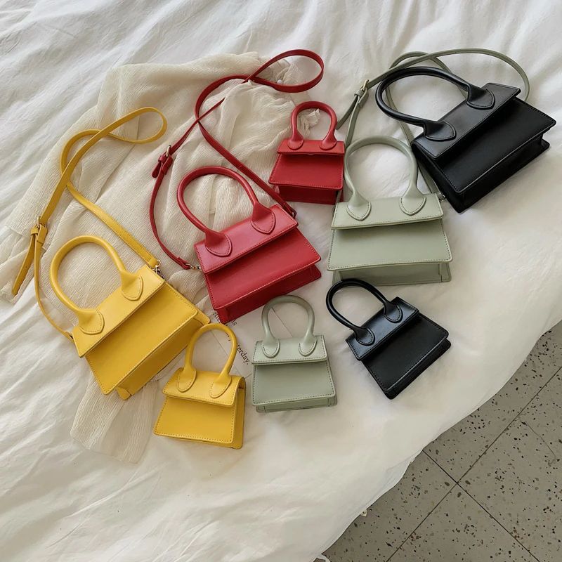 Claret Dames Leren Crossbody Handtas - Groot-Groen
