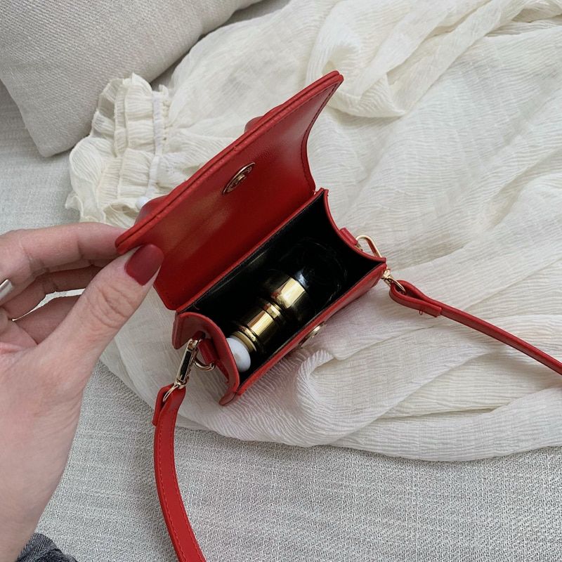 Claret Dames Leren Crossbody Handtas - Groot-Groen