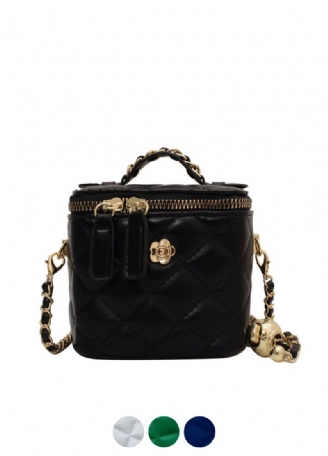 Claret Dames Luxe Leren Mini Crossbody Handtas