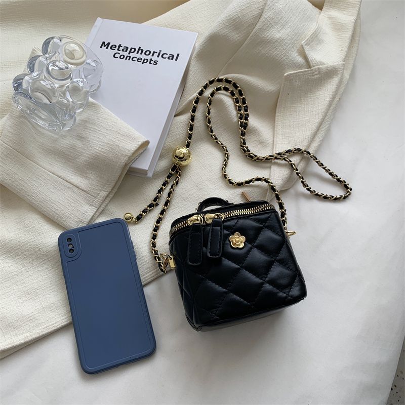 Claret Dames Luxe Leren Mini Crossbody Handtas - Grote Zwarte