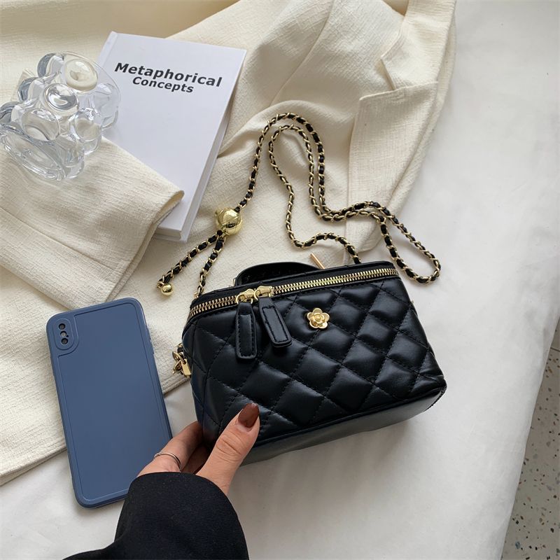 Claret Dames Luxe Leren Mini Crossbody Handtas - Grote Zwarte