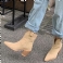 Beige fluweel