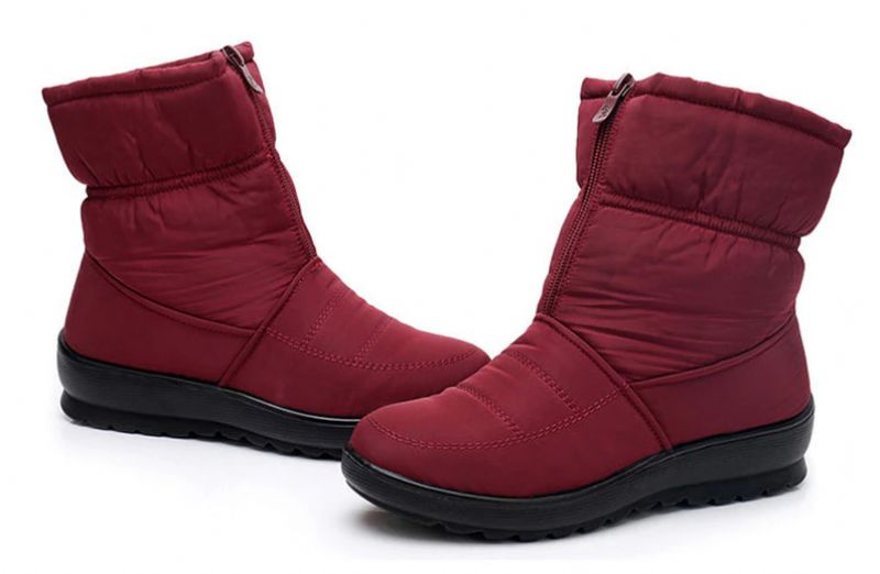 Claret Dames Waterdichte Winterlaarzen - Zwart
