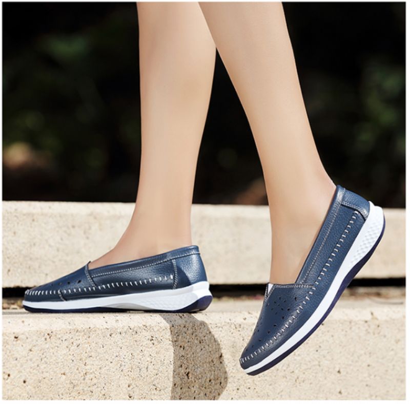 Clarice Dames Loafer Schoenen - Blauw