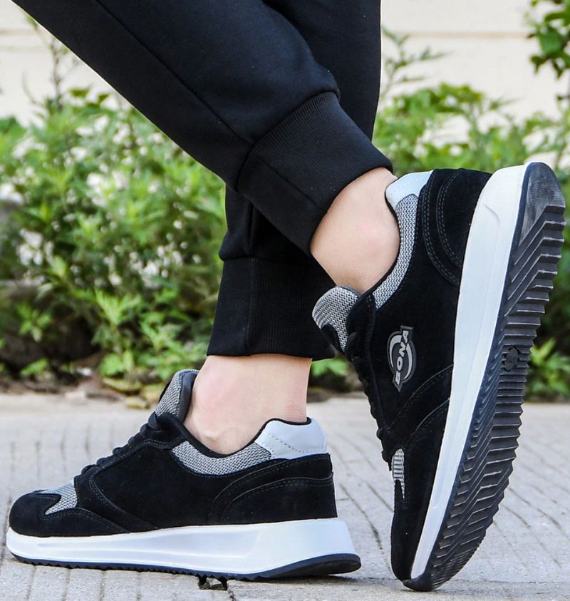 Claude Heren Suède Sneakers - Grijs