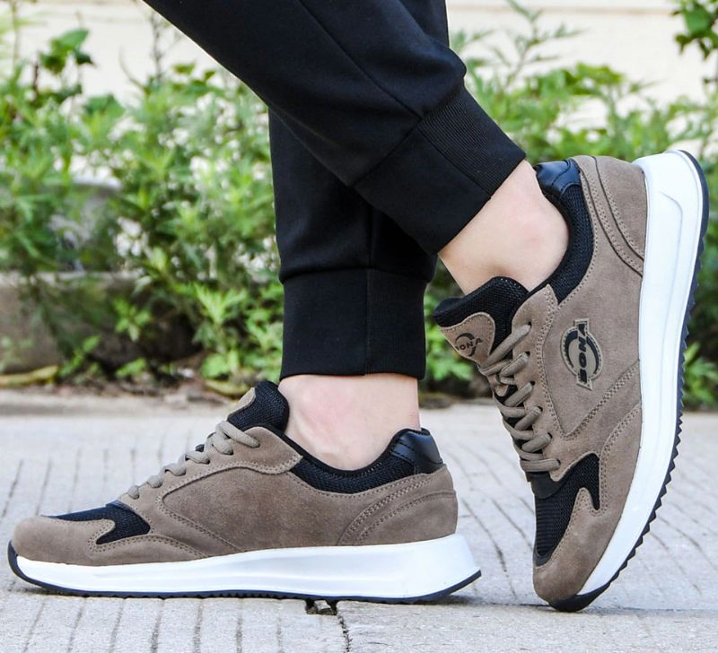Claude Heren Suède Sneakers - Grijs