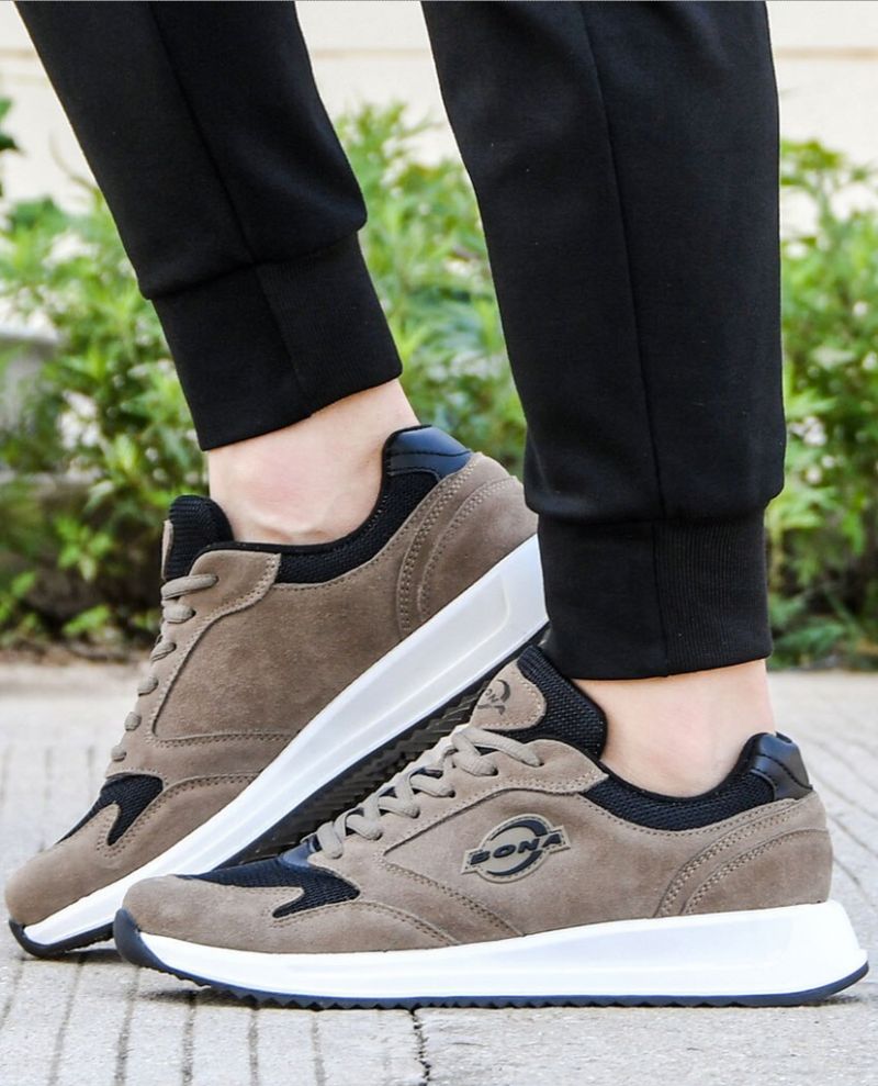 Claude Heren Suède Sneakers - Grijs