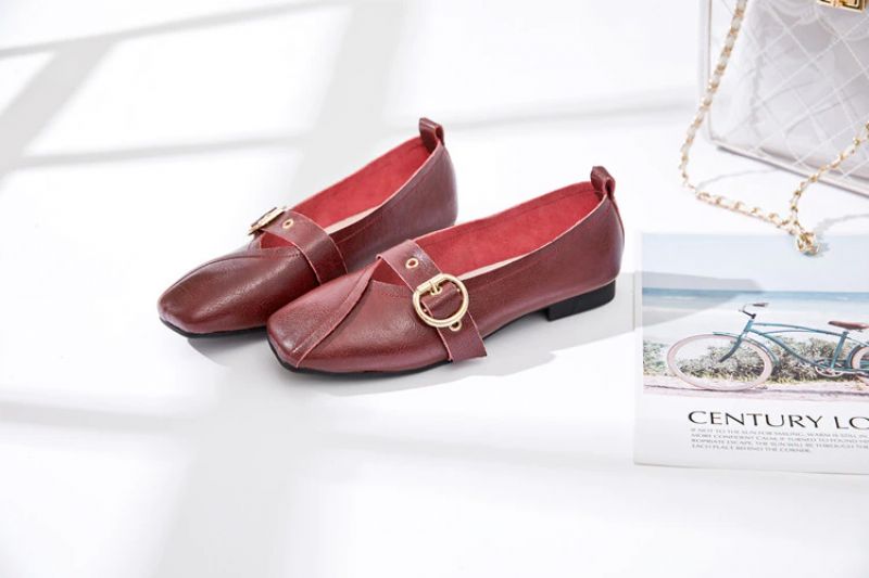 Claudi Loafer Schoenen Voor Dames - Rood