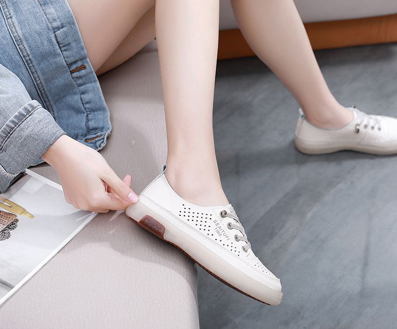 Claudia Casual Sportsneaker Voor Dames - Beige