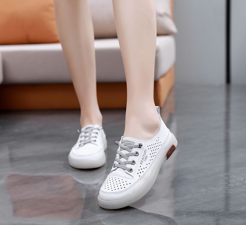 Claudia Casual Sportsneaker Voor Dames - Beige