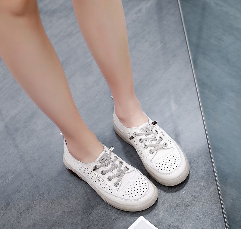 Claudia Casual Sportsneaker Voor Dames - Beige