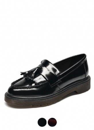 Claudy Dames Platte Loafers Met Platform