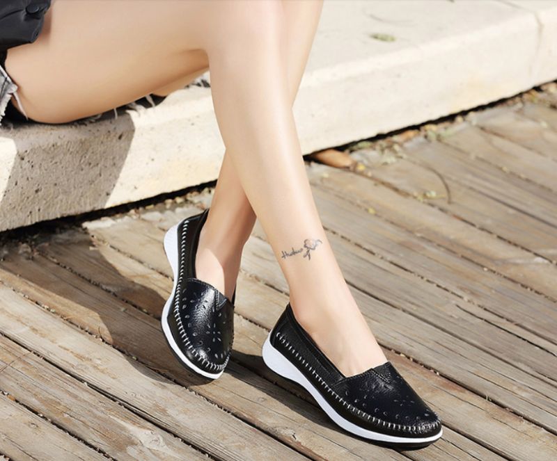Clavelina Dames Loafers Schoenen - Blauw
