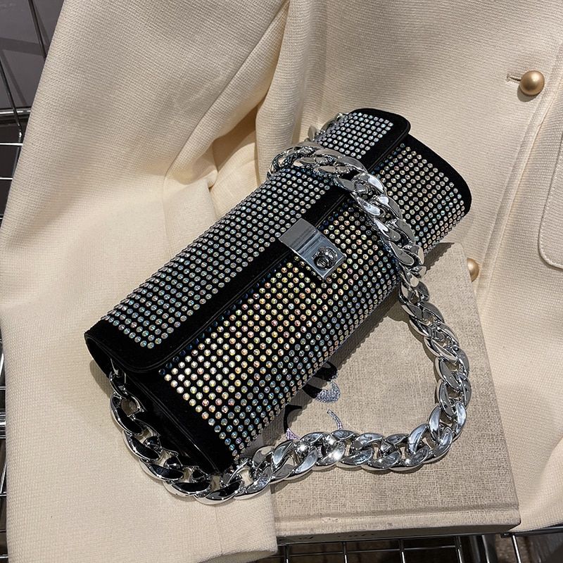 Clavijo Dames Kleine Handtas Met Luxe Strass - Multicolor