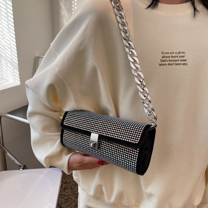 Clavijo Dames Kleine Handtas Met Luxe Strass - Multicolor