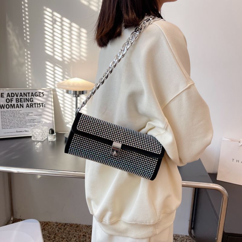 Clavijo Dames Kleine Handtas Met Luxe Strass - Multicolor