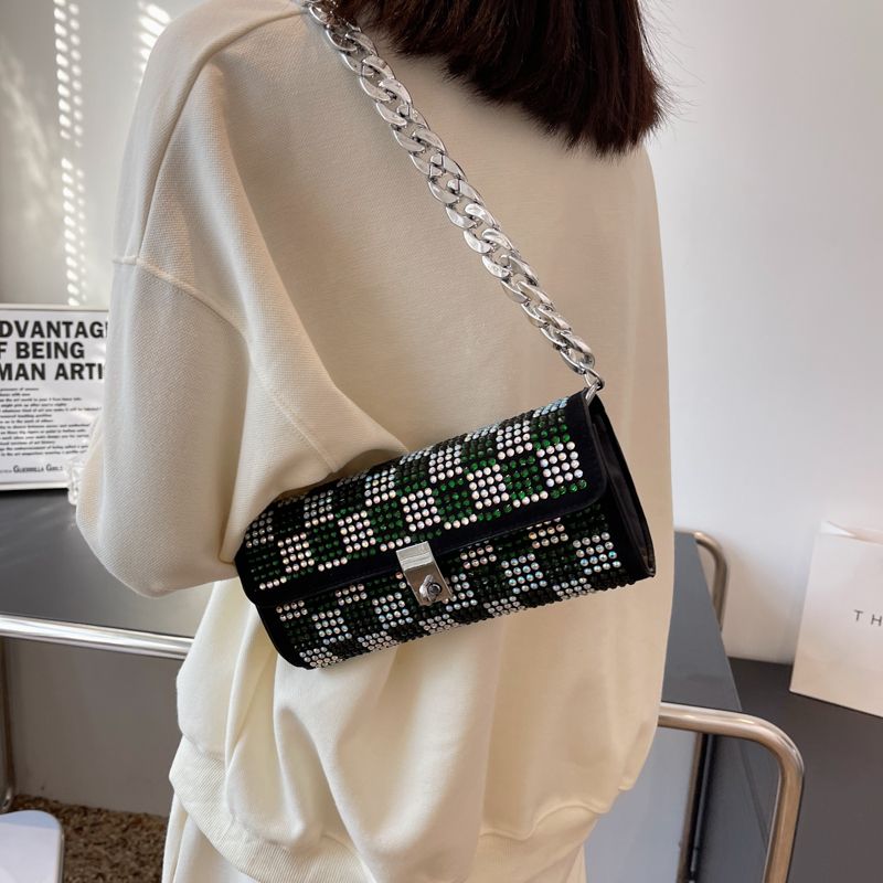 Clavijo Dames Kleine Handtas Met Luxe Strass - Multicolor