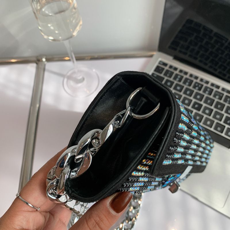 Clavijo Dames Kleine Handtas Met Luxe Strass - Multicolor