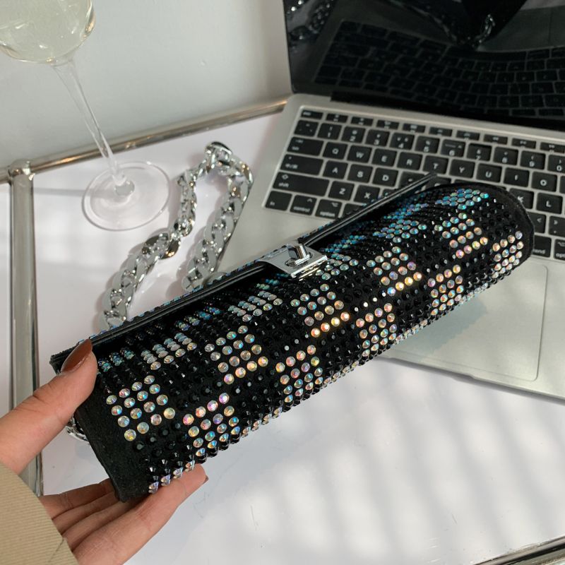 Clavijo Dames Kleine Handtas Met Luxe Strass - Multicolor