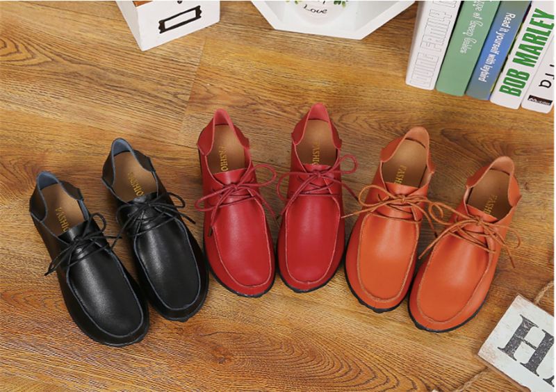 Clemencia Dames Loafer Schoenen - Rood