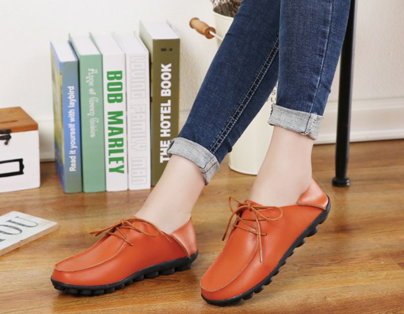 Clemencia Dames Loafer Schoenen - Rood