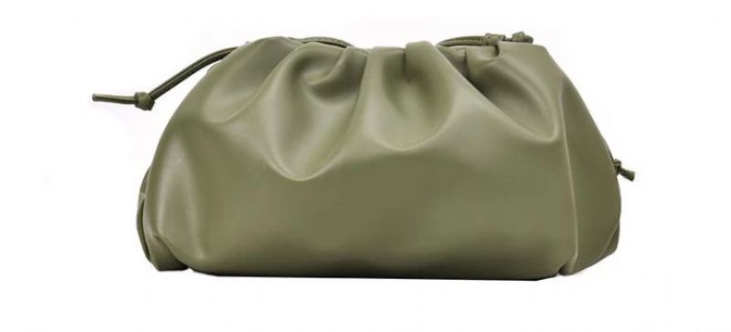 Cleo Dames Leren Crossbody Handtas - Groen